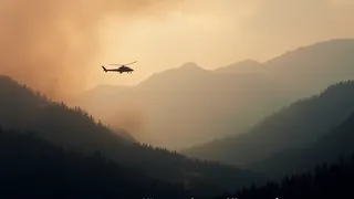 Gipfelbrand in den Chiemgauer Alpen: Hubschrauber im Einsatz, Ursache unklar
