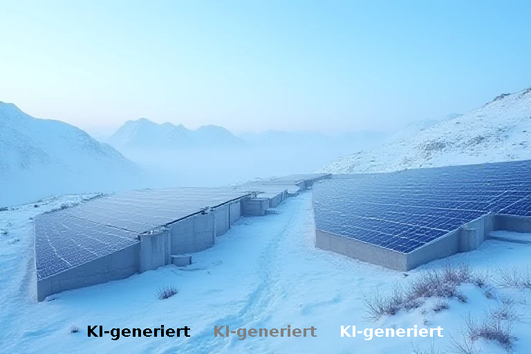 Gleichmäßige Stromproduktion: Alpiner Solarstrom fließt auch im Winter
