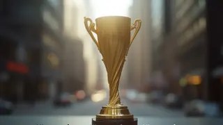 Goldene Trophäe als politisches Statement gegen Trump in New York