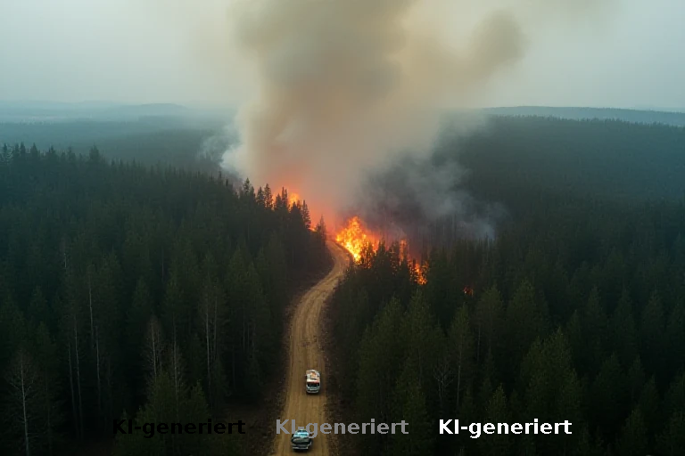 Grenzüberschreitendes Feuerkatastrophenmanagement in den Ardennen