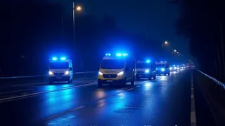 Großes Polizeiaufgebot an der B2: Unklare Lage nach Verkehrsunfall bei Biberbach