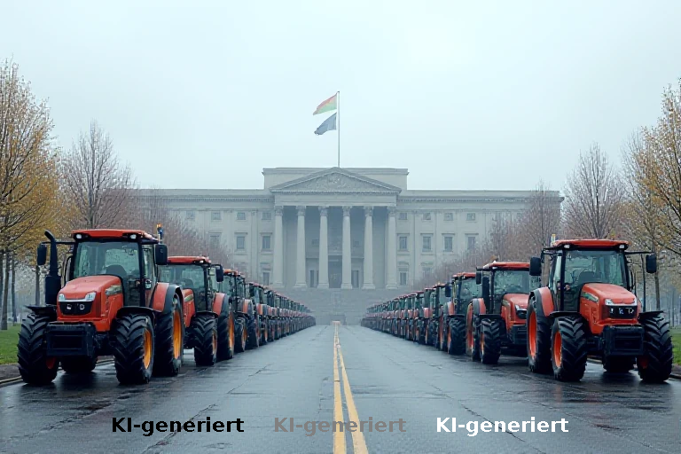 Grüne Auflagen: Jetzt rollen auch Dänemarks Bauern mit Traktoren vors Parlament