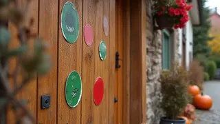 Halloween in Illertissen: Farbcodierte Aufkleber als Signal für Kinder