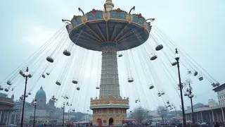 Hamburger Dom: Fahrgäste stundenlang in 80-Meter-Kettenkarussell festgehangen