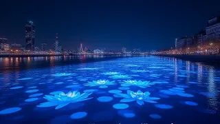 Hamburger Lichtshow: Monet-Exposition im Port des Lumi res startet