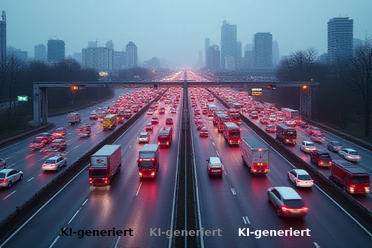Hamburgs Autobahnen im Ferientief: Staus und Unfälle dominieren die Meldungen