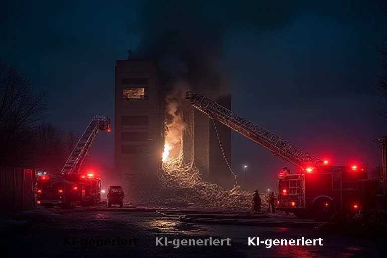 Hausexplosion im Westerwald: 39-Jähriger schwer verletzt, Gebäude stürzt ein