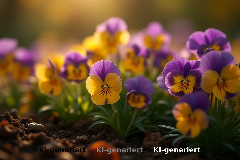 Herbstbepflanzung: Stiefmütterchen als langlebige Farbakzente im Garten