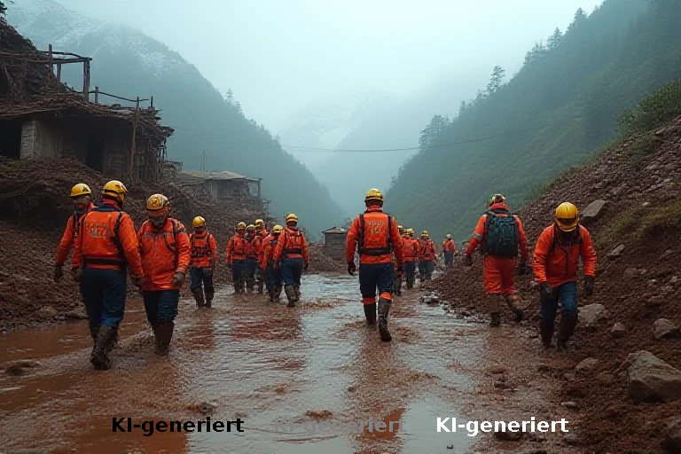 Himalaja-Katastrophe: Rettung im Schlamm und wachsende Hilfslücken