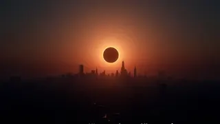 Himmelsphänomen: Teilweise Sonnenfinsternis über den USA und Europa