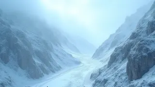 Historische Darstellung der Bergüberquerung im chinesischen Bürgerkrieg