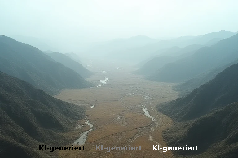 Historische Darstellung der Hungernot auf der Songpan-Hochebene