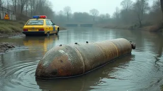 Historische Waffe im Fluss: Sicherheitslücke bei der Kampfmittelbeseitigung?