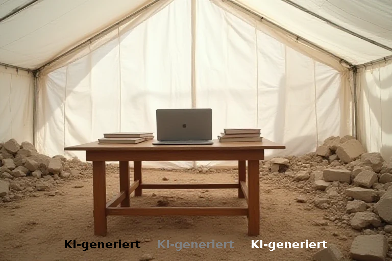 Hochschulbetrieb im Zelt: Akademiker kämpft um Bildung trotz Infrastrukturkollaps