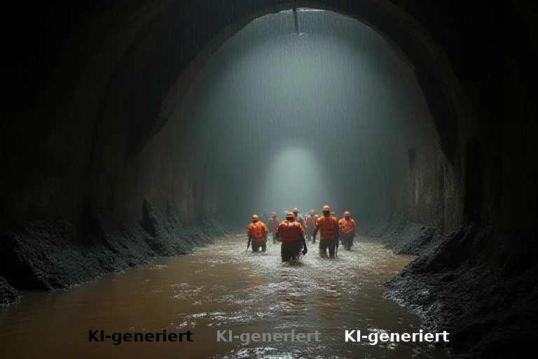 Hochwasser in Nepal: Rettungskräfte kämpfen gegen die Zeit bei eingeschlossenen Arbeitern in Staudamm-Tunneln