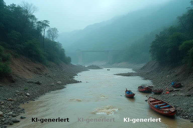 Hochwasserkatastrophe in Nepal: Indische Hilfsmission bei Rettungseinsätzen im Einsatz