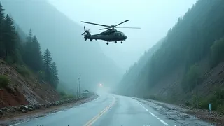 Hubschrauber-Rettung in Nepal: Infrastrukturkollaps bei anhaltenden Regenfällen