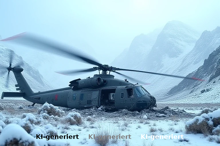 Hubschrauberabsturz bei Training im Colorado-Gebirge: Vier Soldaten unverletzt