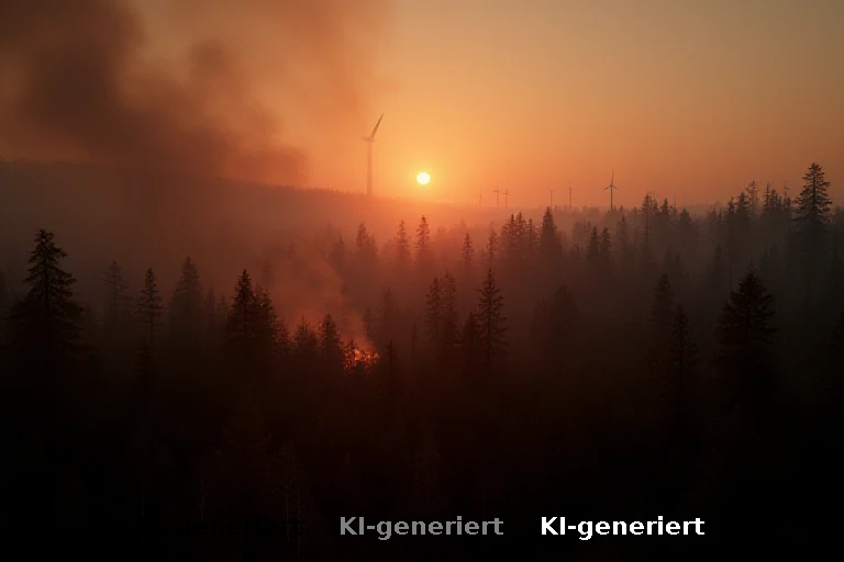 Hürtgenwald: Waldbrand und Windkraftplanung im Fokus der öffentlichen Debatte