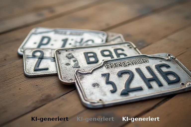 Identität durch Blech: Warum Brandenburgs Bürger alte Nummernschilder kaufen