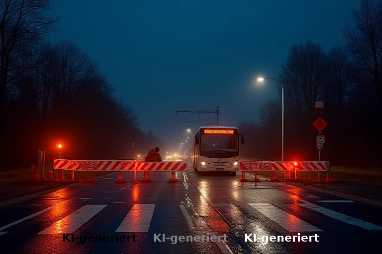 Illertalbahn abends und nachts gesperrt: Ersatzbusse und Straßensanierung am Bahnübergang