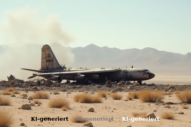 Todesfall bei US-Atom-Bomber: Absturz der B-52H in Kalifornien