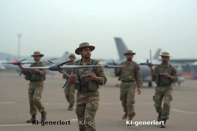 Indien rüstet Luftwaffen-Spezialkräfte mit neuen Drohnenwaffen auf