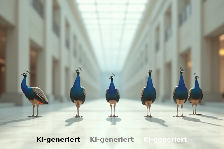 Indien schenkt UNO in Genf fünf Pfauen zur Symbolik