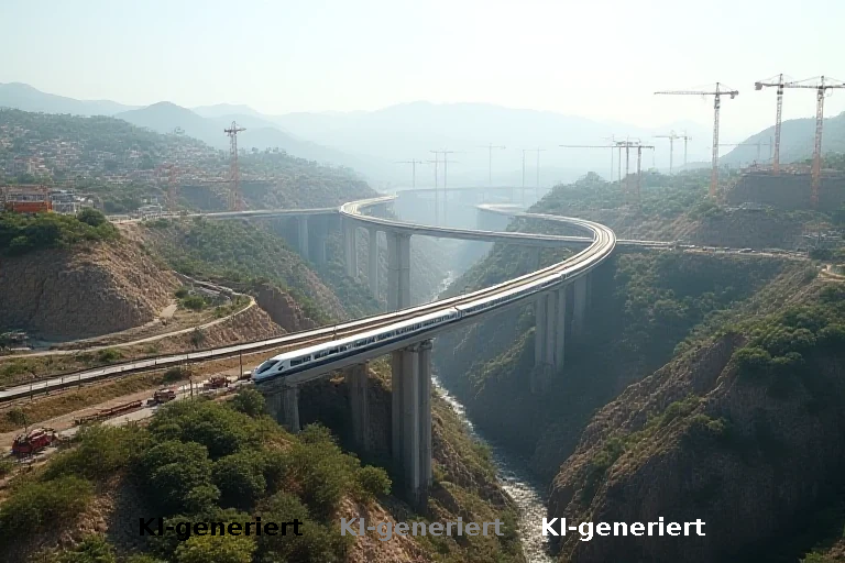 Indiens Hochgeschwindigkeitsbahn: Fortschritte bei Brücken und Tunneln auf der Strecke Mumbai-Ahmedabad
