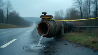 Infrastruktureller Verfall: Hamburgs Wasserleitungskatastrophe auf der B73