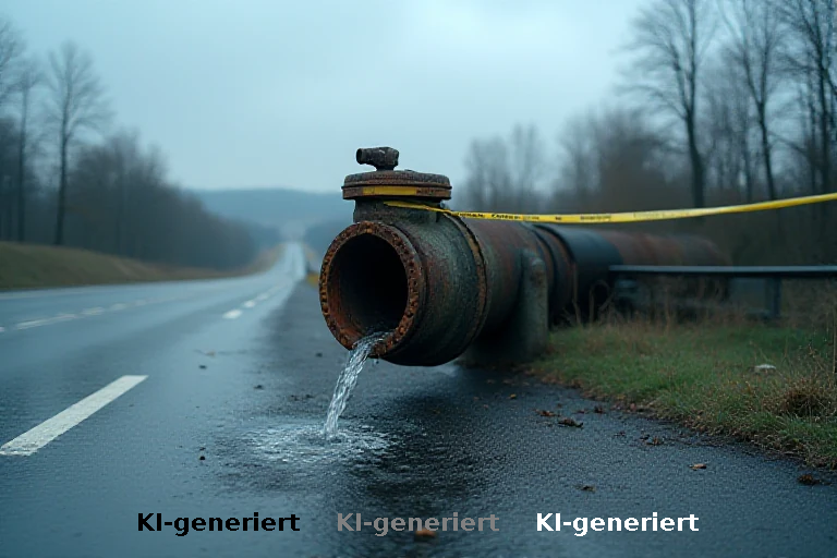 Infrastruktureller Verfall: Hamburgs Wasserleitungskatastrophe auf der B73