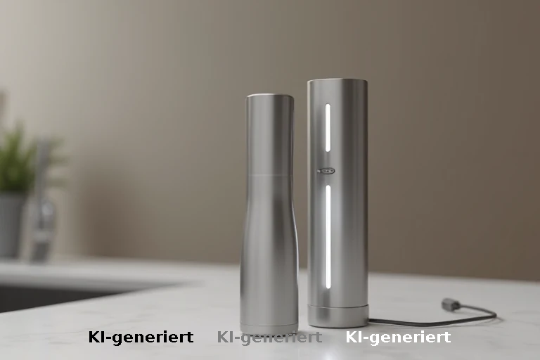 Innovation in der Küche: Elektrische Edelstahl-Mühlen mit LED-Beleuchtung und USB-C-Ladefunktion