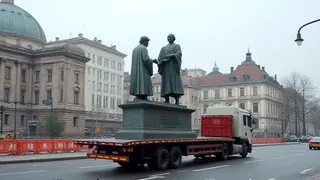 Interimsstandort für Dostojewski-Denkmal in Dresden nach Landtagsumbau