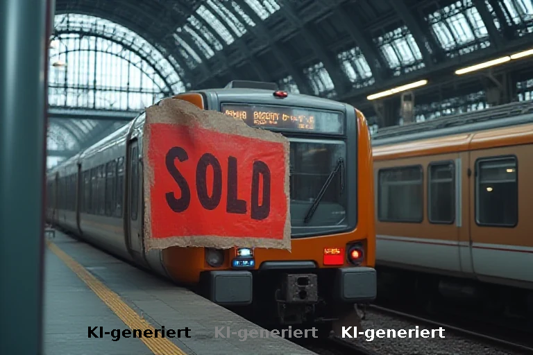Ironie als Kritik: Der verkaufte Zug als Spiegel der Bahnkrise