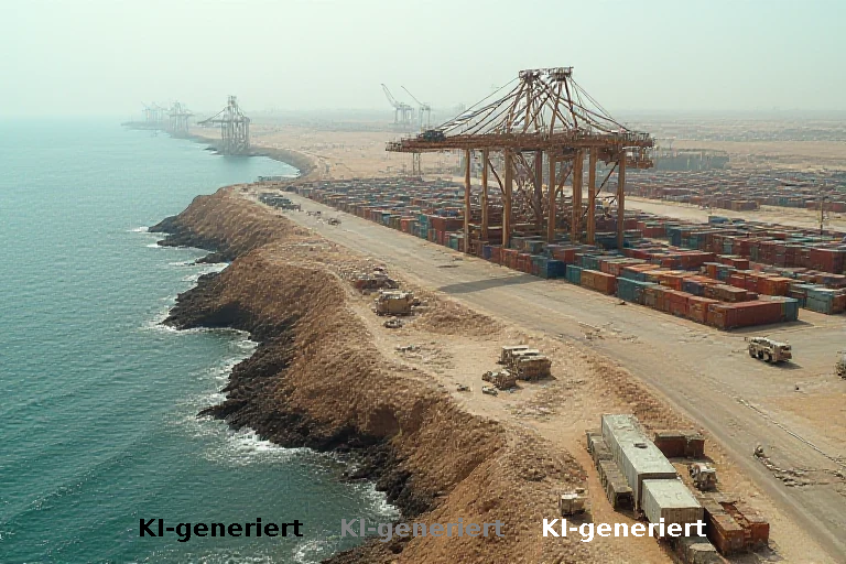 Jemen: Lokale Berichterstattung beleuchtet Infrastrukturkontraste im Hafen Al-Mokha
