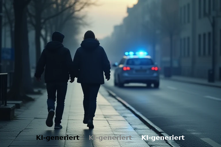 Jugendliche nach Flucht zu Fuß festgenommen: Polizei ermittelt wegen Fahrens ohne Führerschein