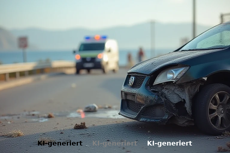 Jugendlicher Fahrer flieht vor Kontrolle und verursacht Unfall in Orbetello