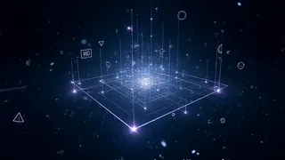 Junge Student erklärt komplexe Dimensionstheorien verständlich