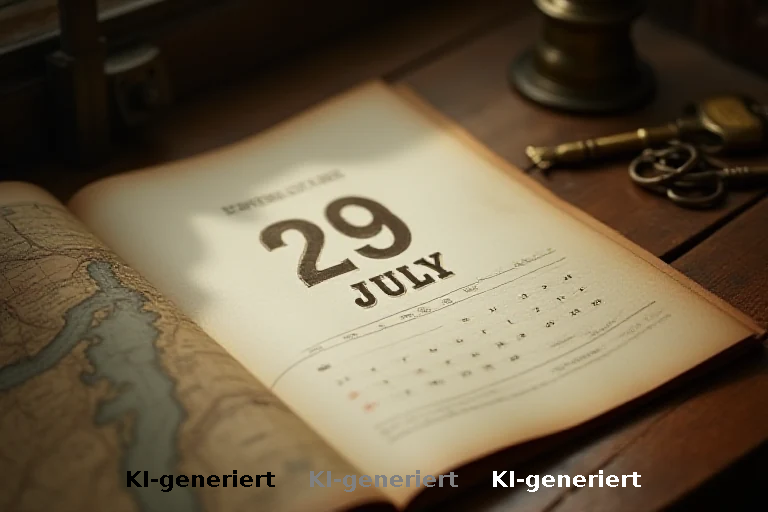 Kalenderblatt: Historische Ereignisse am 29. Juli im Rückblick
