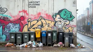 Kampf um die North Side Gallery: Müllprobleme bedrohen legale Graffiti-Fläche in Berlin-Mitte