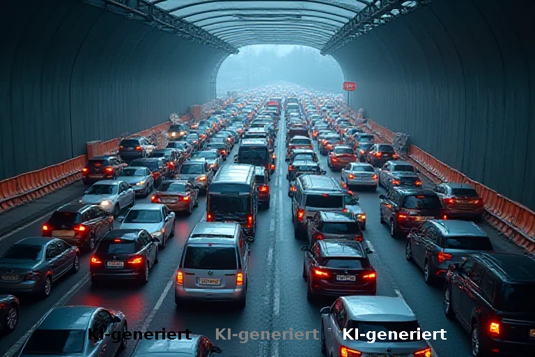 Kapazitätsengpass am Allacher Tunnel: Baustellen verschärfen Pendlerprobleme