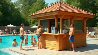 Kiosk-Betrieb im Freibad: Integration durch Gastronomie oder bloße Folklore?