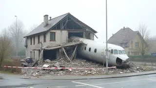 Kleinflugzeug in Wohnhaus gestürzt: Langwierige Aufklärung und spontane Hilfsbereitschaft