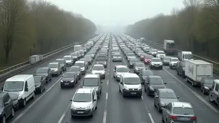 Klimaschutzgruppe blockiert Autobahn A12 bei Zevenaar