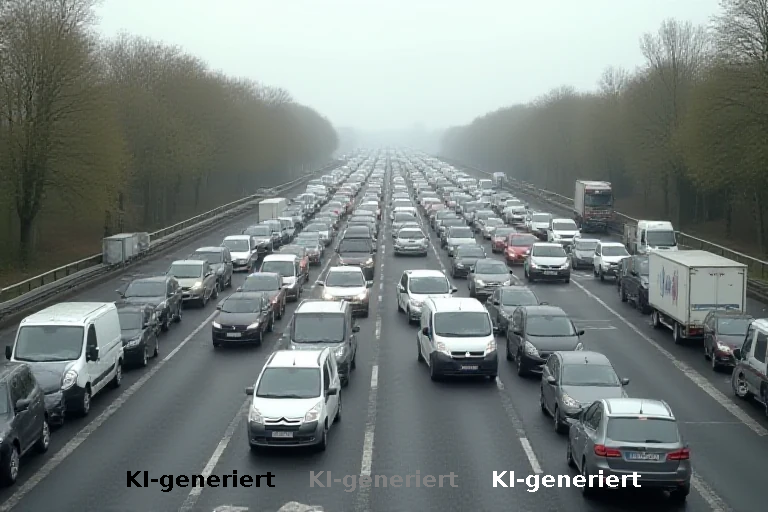 Klimaschutzgruppe blockiert Autobahn A12 bei Zevenaar