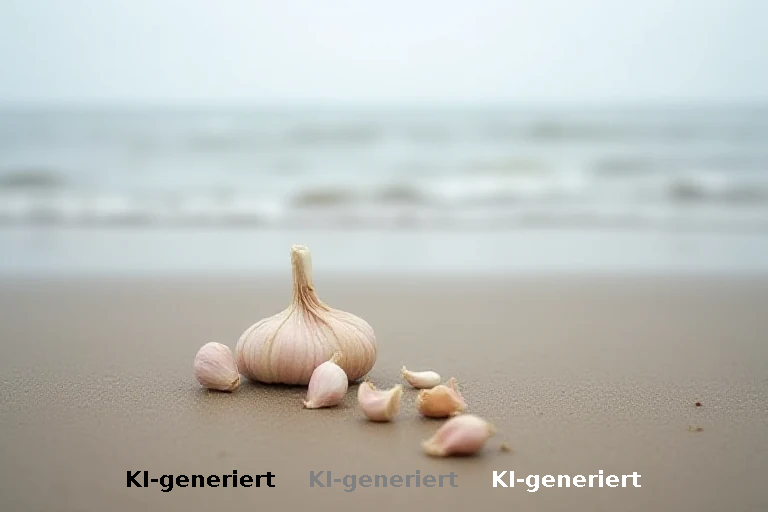 Knoblauch an Rostocks Küste angespült