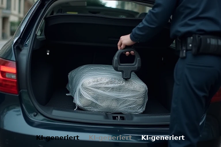Kokain im Reserverad: Zollkontrolle offenbart Schmuggelroute nach Deutschland