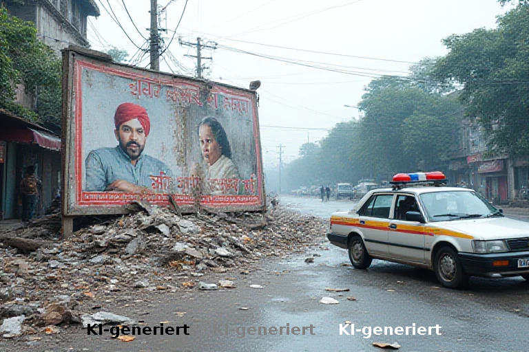 Kolkata: Politischer Streit um Werbetafel eskaliert mit Sturz eines Senators