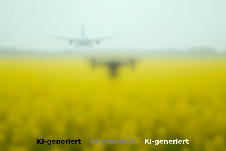 Kollisionssorgen: Drohnenüberflüge über Rapsfeldern gefährden Luftverkehr und Pflanzenschutz