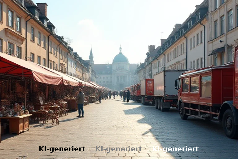 Kommerzielle Flaniermeile: Der Bayerische Flohmarkt als logistisches und soziales Phänomen